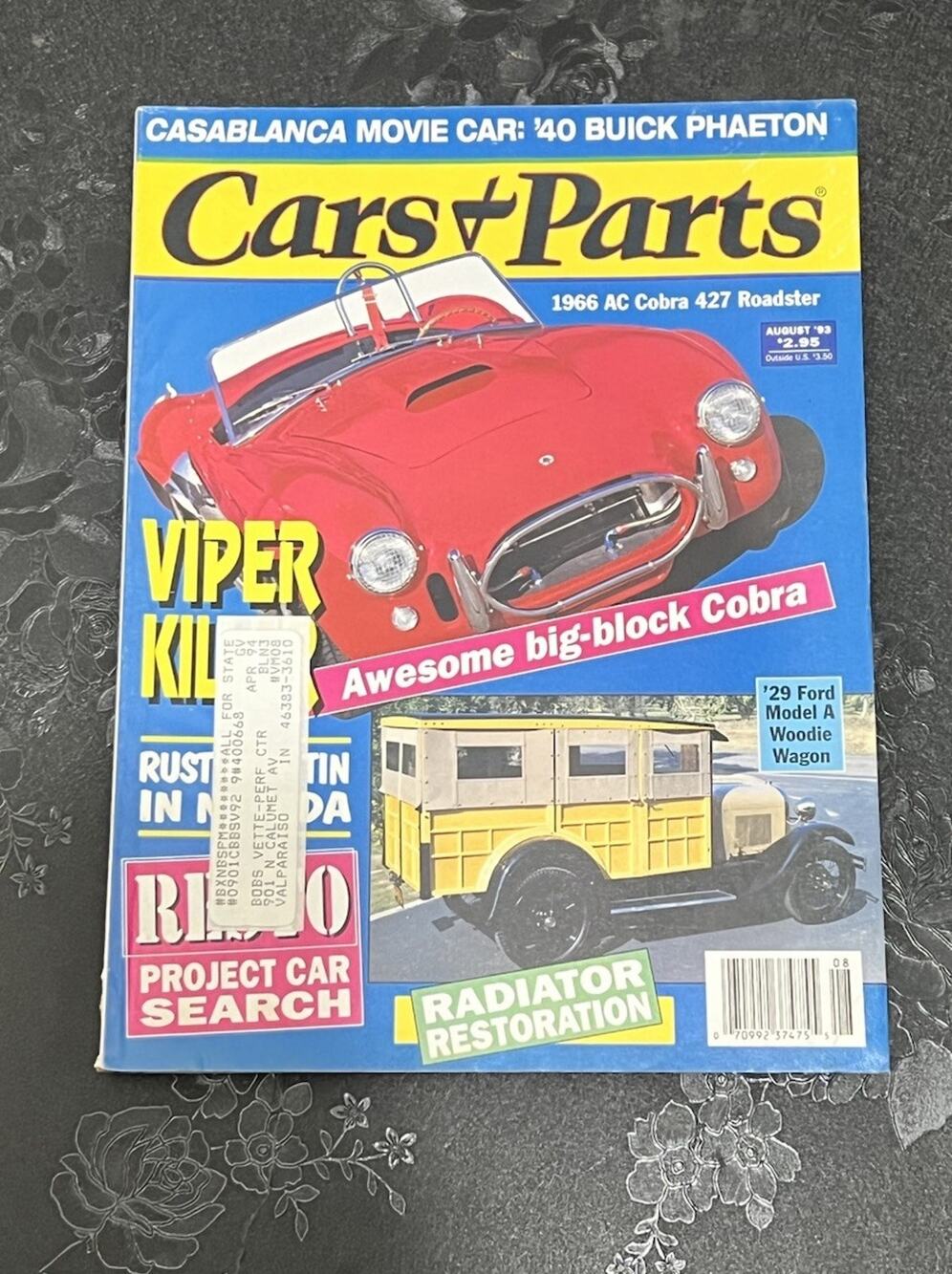 Cars & Parts Magazine 1966 Complete Guide to The Collector Car Hobby!